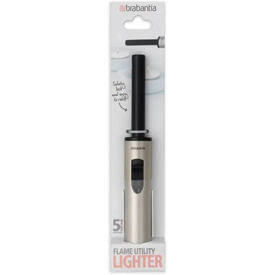 Brabantia Flame Long Candle Household Lighter - Matt Steel -