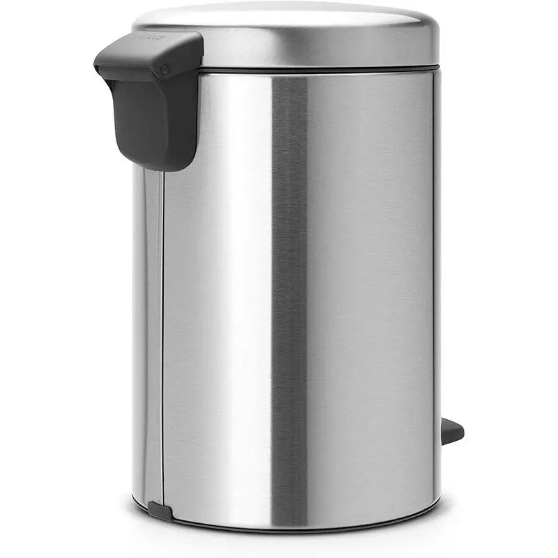 Brabantia Newclon Pedal Waste Bin - Matt Steel - 10-12 Litre