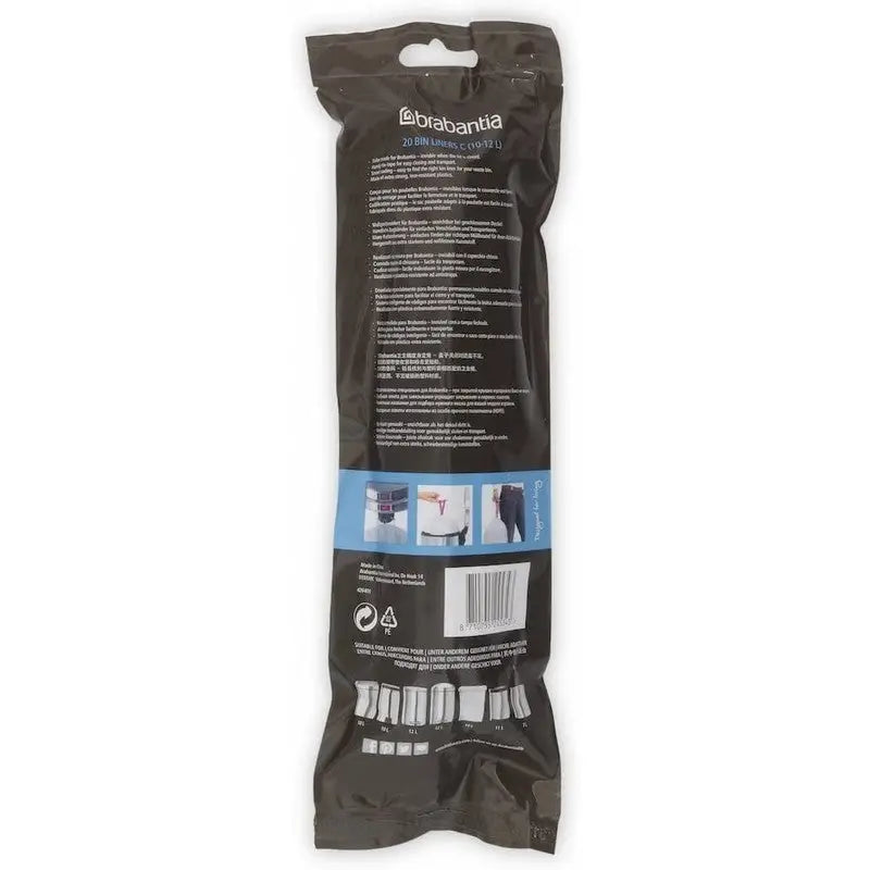 Brabantia Perfectfit Waste Bin Bags [20 Bag Roll] - 10-12