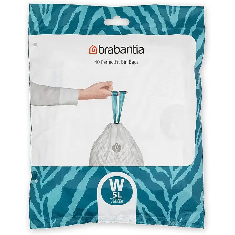 Brabantia Perfectfit Waste Bin Bags [Dispenser Pack 20 Bags]