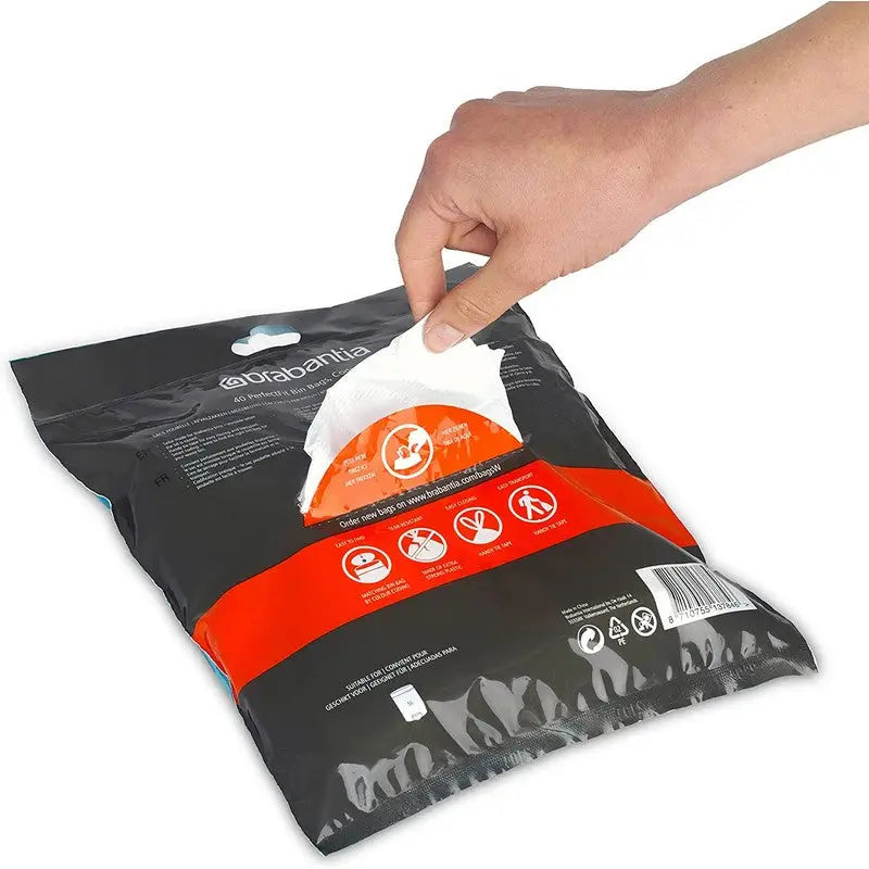 Brabantia Perfectfit Waste Bin Bags [Dispenser Pack 20 Bags]