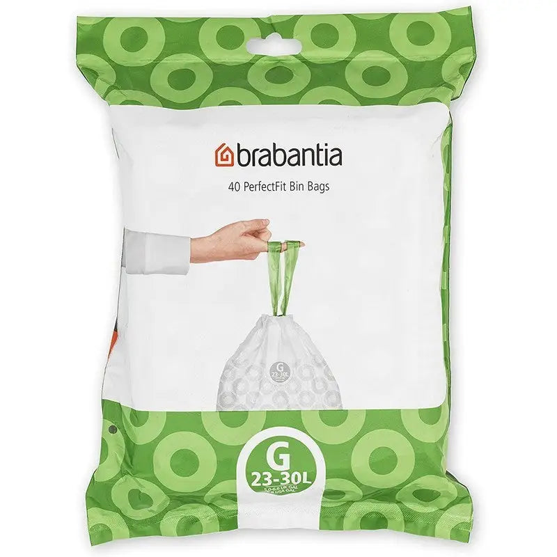 Brabantia Perfectfit Waste Bin Bags [Dispenser Pack 40 Bags]
