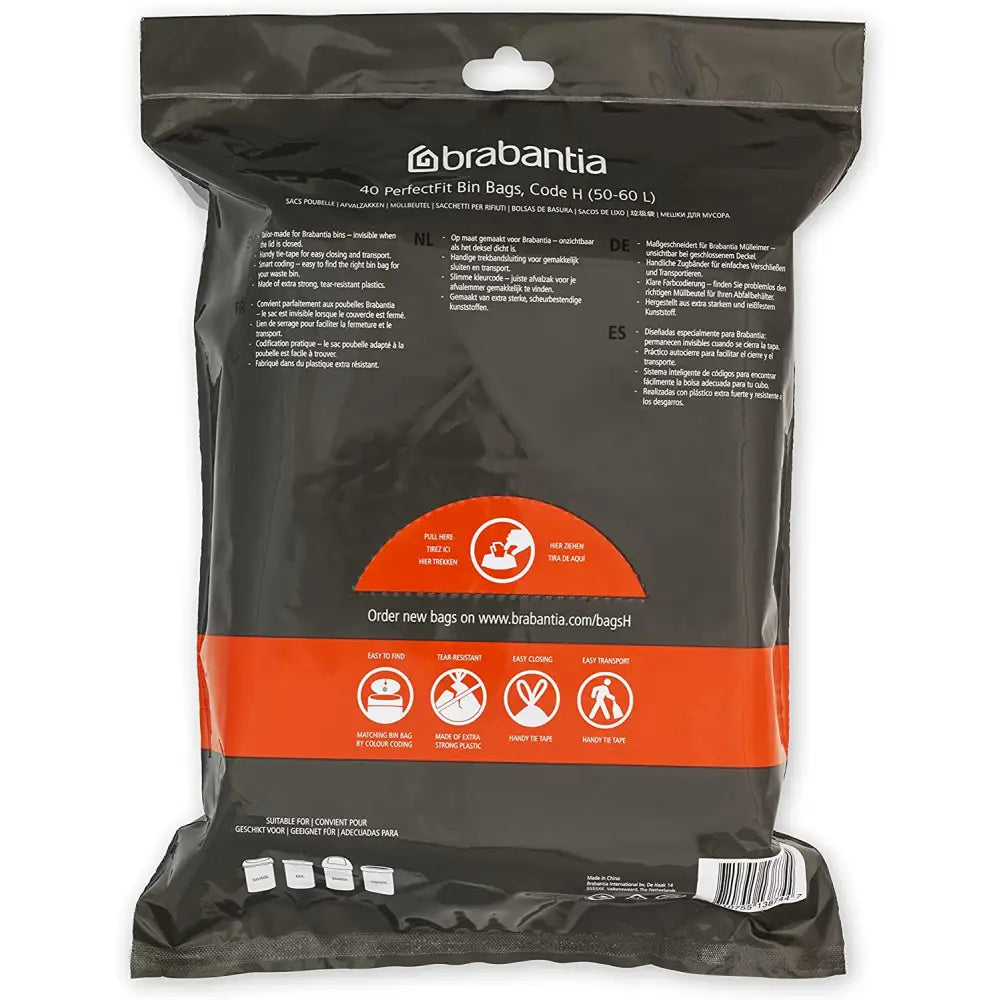 Waste Brabantia Garbage Bags PerfectFit Waste Bag W 5L 20 Pcs