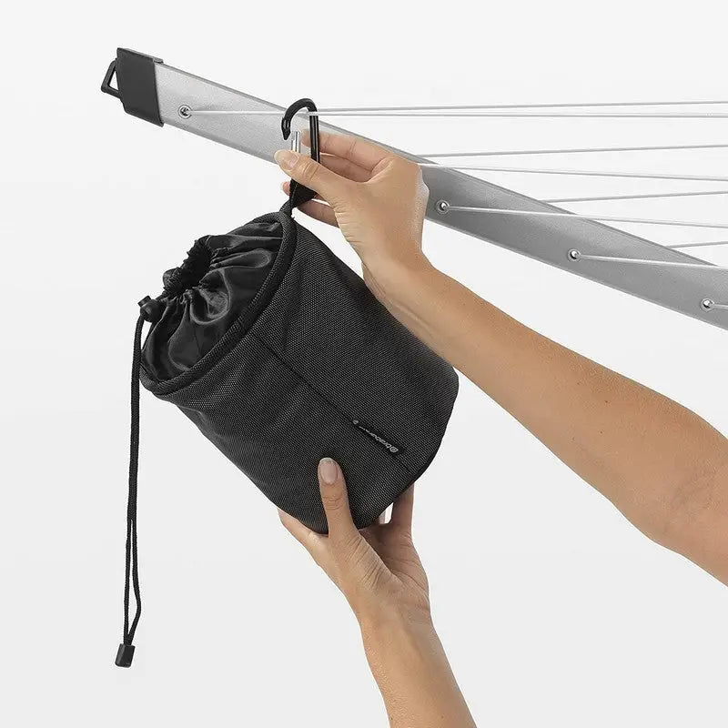 Brabantia Premium Clothes Peg Bag - Black - Homeware