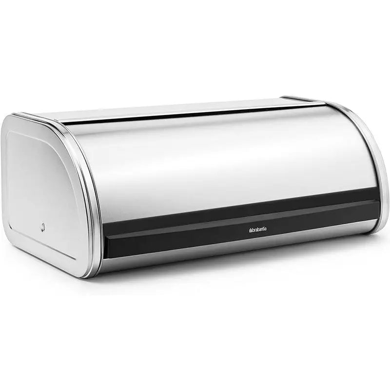 Brabantia Roll Top Bread Bin - Matt Steel - Kitchenware