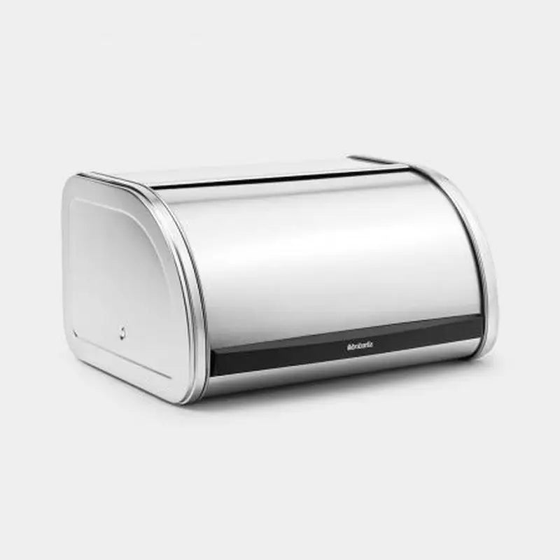 Brabantia Roll Top Bread Bin - Matt Steel - Medium -