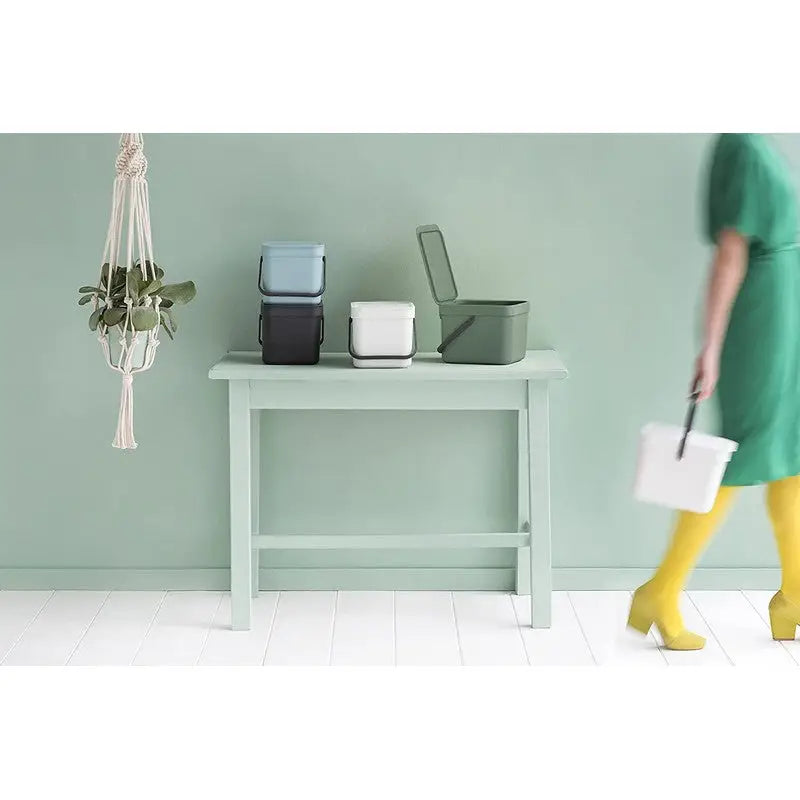 Brabantia Sort & Go Recycle Bin - 6 Litre - Assorted Colours