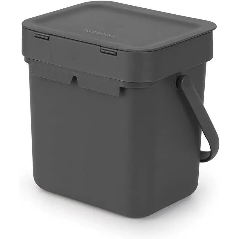 Brabantia Sort & Go Waste Bin 3L - Grey - Waste Bin