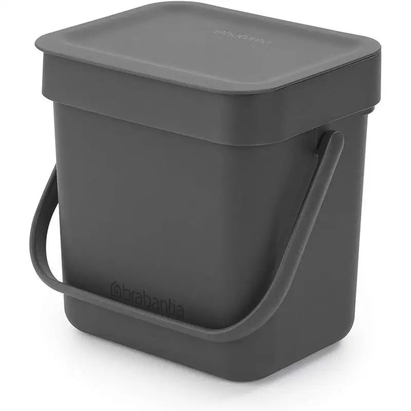 Brabantia Sort & Go Waste Bin 3L - Grey - Waste Bin
