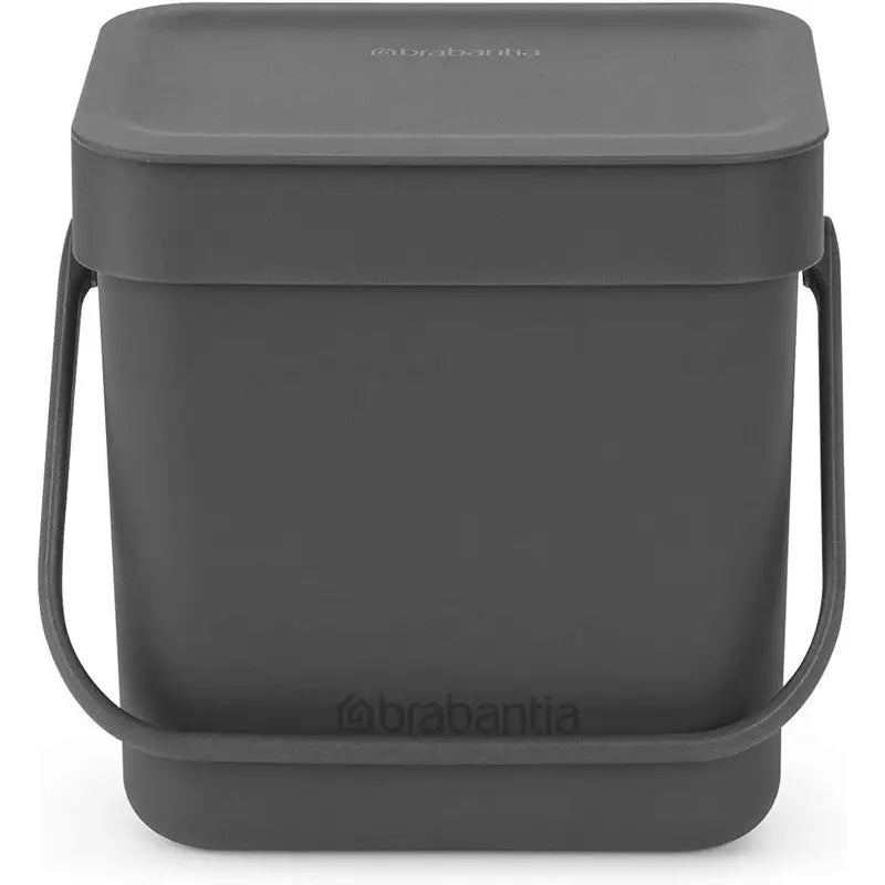 Brabantia Sort & Go Waste Bin 3L - Grey - Waste Bin