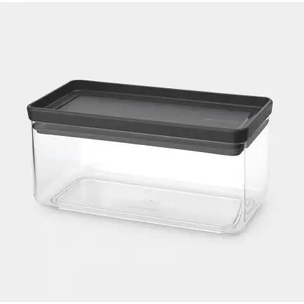 Brabantia Stackable Canister 1.5L Tasty + Dark Grey