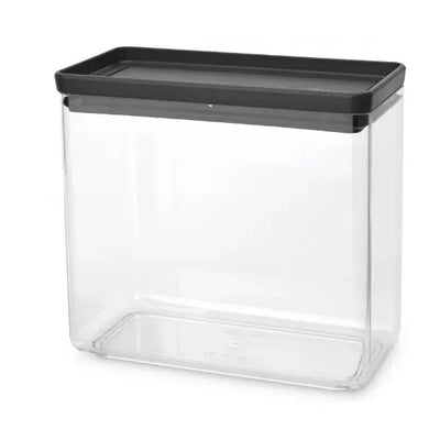 Brabantia Stackable Canister 3.5L Tasty + Dark Grey