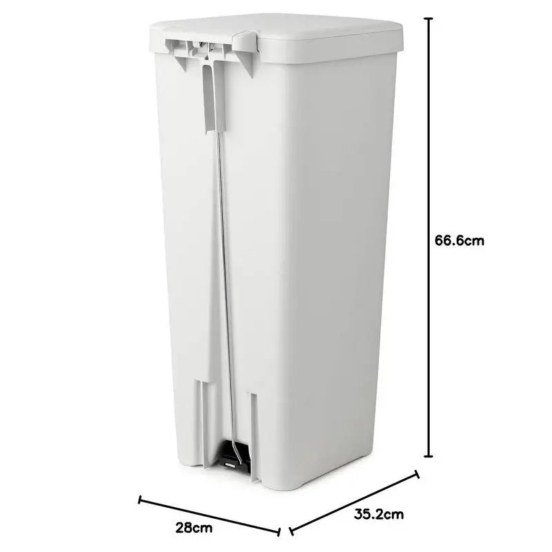 Brabantia StepUp Pedal Bin 40L - Light Grey - Homeware >>