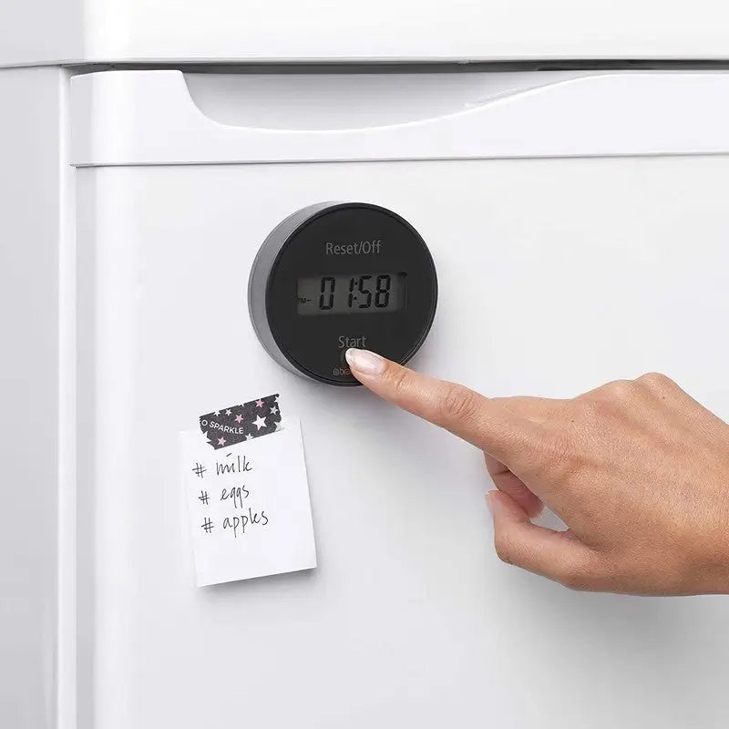 Brabantia Tasty+ Magnetic Kitchen Timer - Dark Grey -