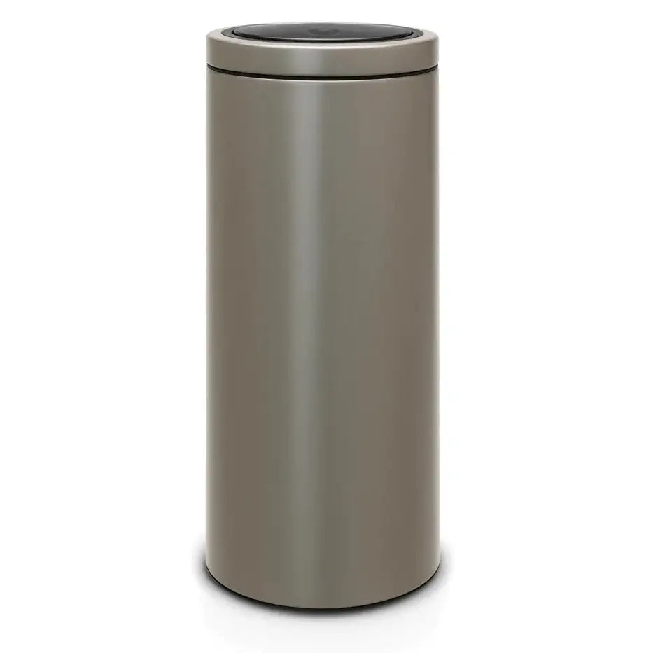 Brabantia Touch Bin Flat Lid - 30L Platinum - Bin