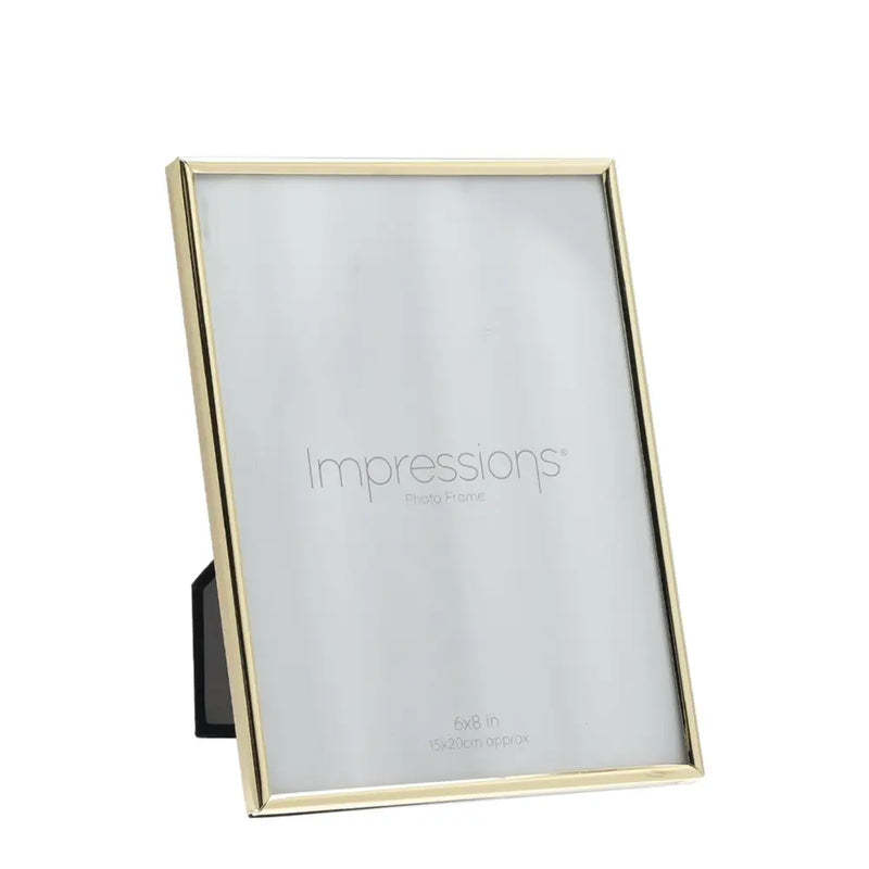 Brass Finished Photo Frame - Various Sizes 6 x 8’