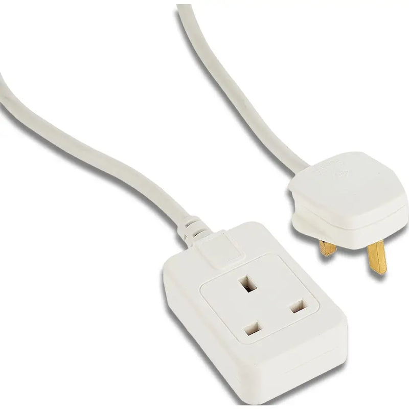 Brennenstuhl Indoor Extension Cable Single Gang White