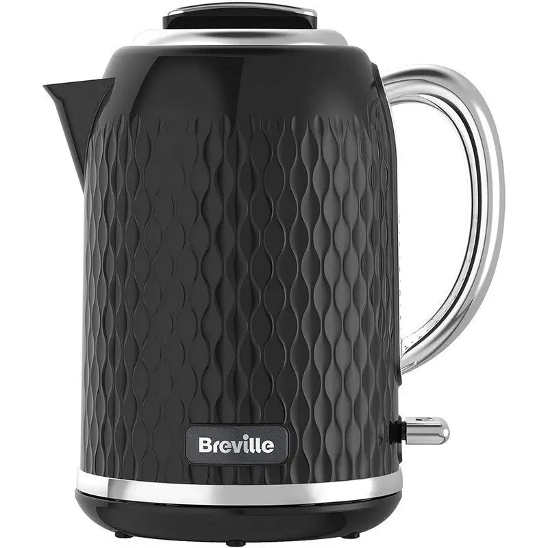 Breville Curve 1.7 Litre Kettle and 4 Slice Toaster - Black