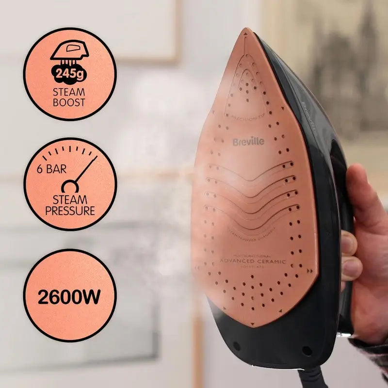 Breville PRESSXPRESS 2600W Iron with Steam Boiler