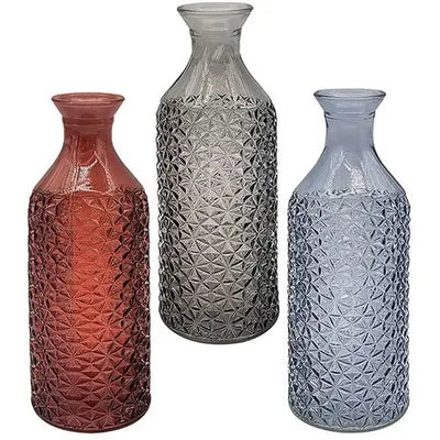 Bright Glass Vase Tulip Straight Small - Homeware >> Vases