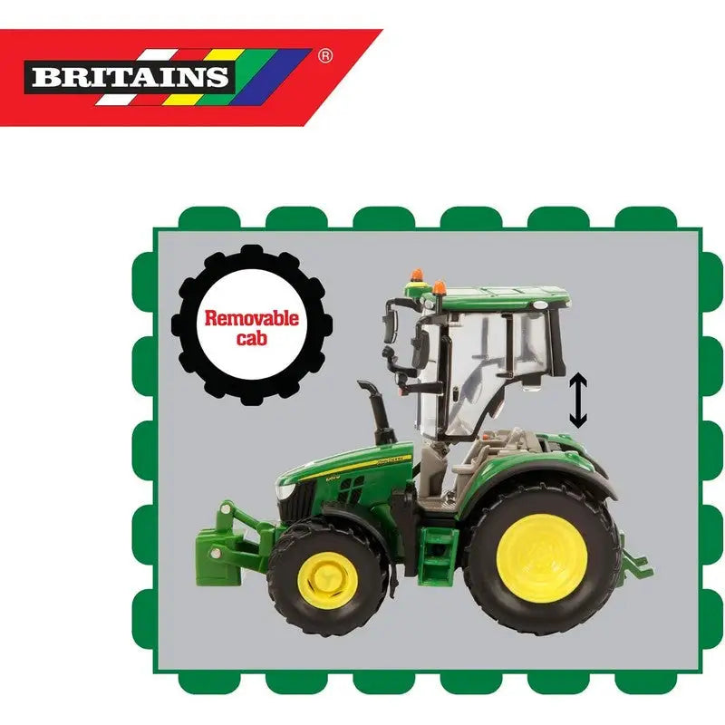Britains John Deere 6120M Tractor 1:32 Scale - Toys >>