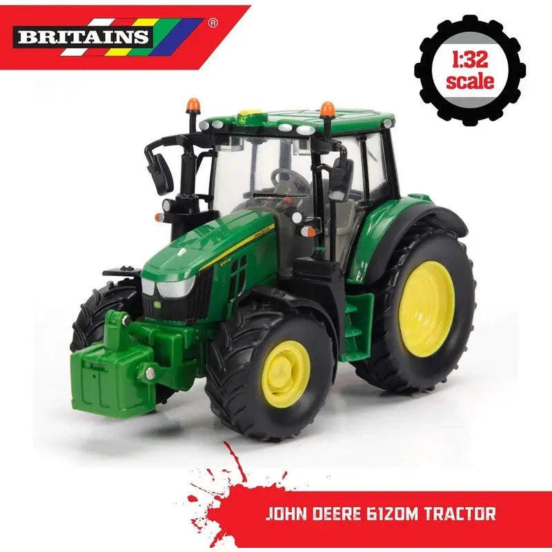 Britains John Deere 6120M Tractor 1:32 Scale - Toys >>