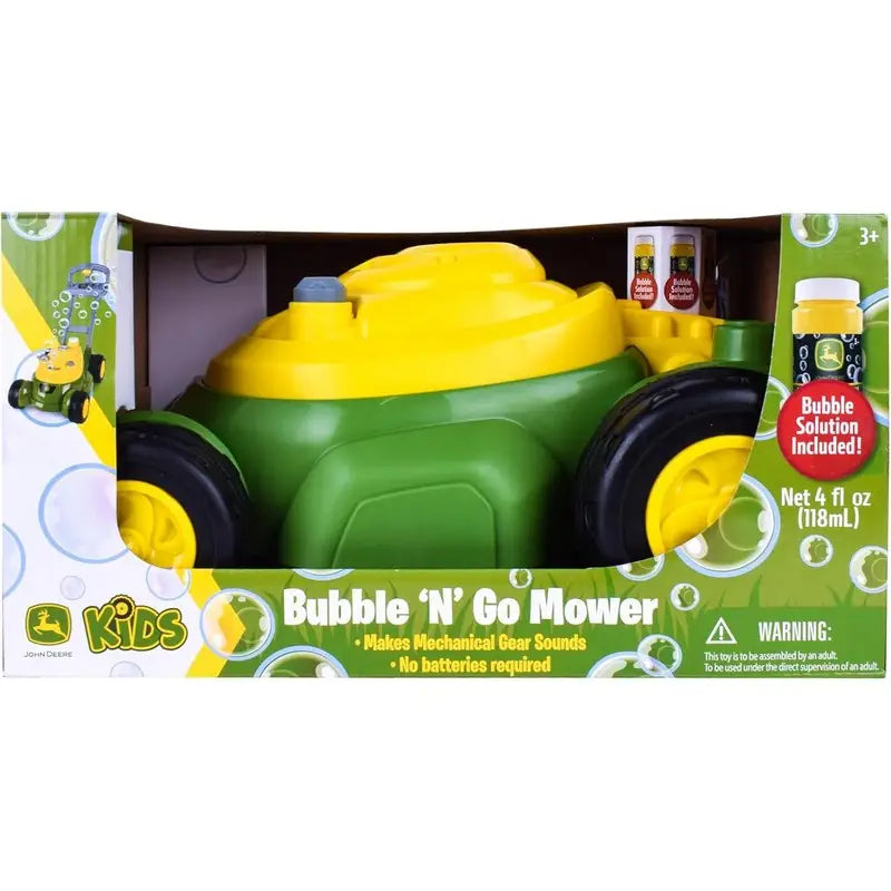Britains John Deere Bubble Mower With 4oz Refill Bottle