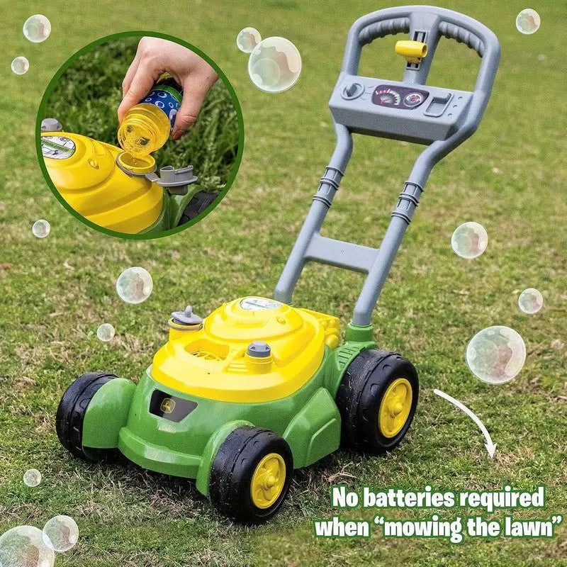 Britains John Deere Bubble Mower With 4oz Refill Bottle