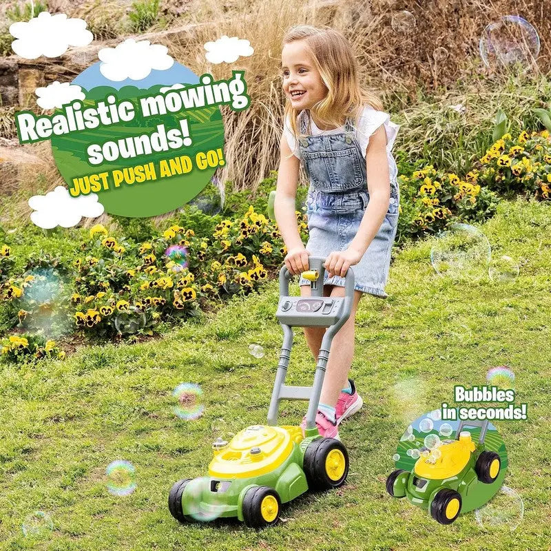 Britains John Deere Bubble Mower With 4oz Refill Bottle