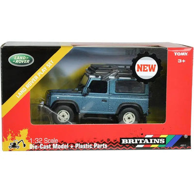 Britains Land Rover Defender (Blue) 1:32 Scale - Toys