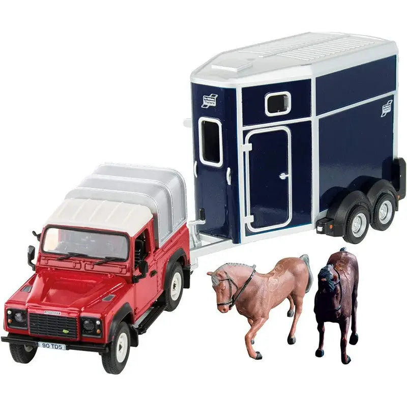 Britains Land Rover Horse Set Farm Playset 1:32 Scale Farm