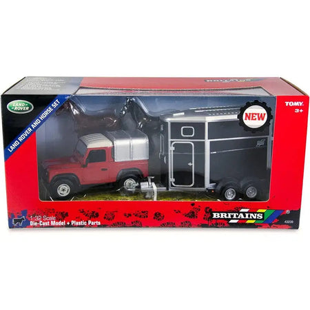 Britains Land Rover Horse Set Farm Playset 1:32 Scale Farm