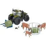 Britains Metallic Olive Green Valtra Playset 1:32 Scale -