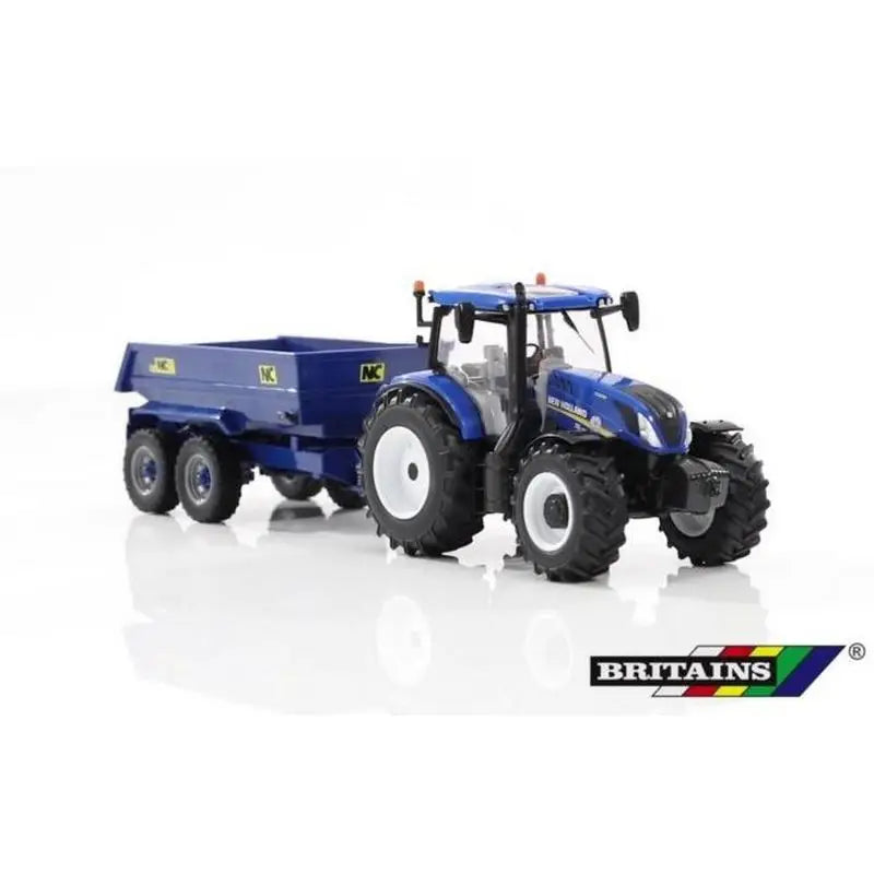 Britains New Holland T6.175 With NC Dump Trailer Playset