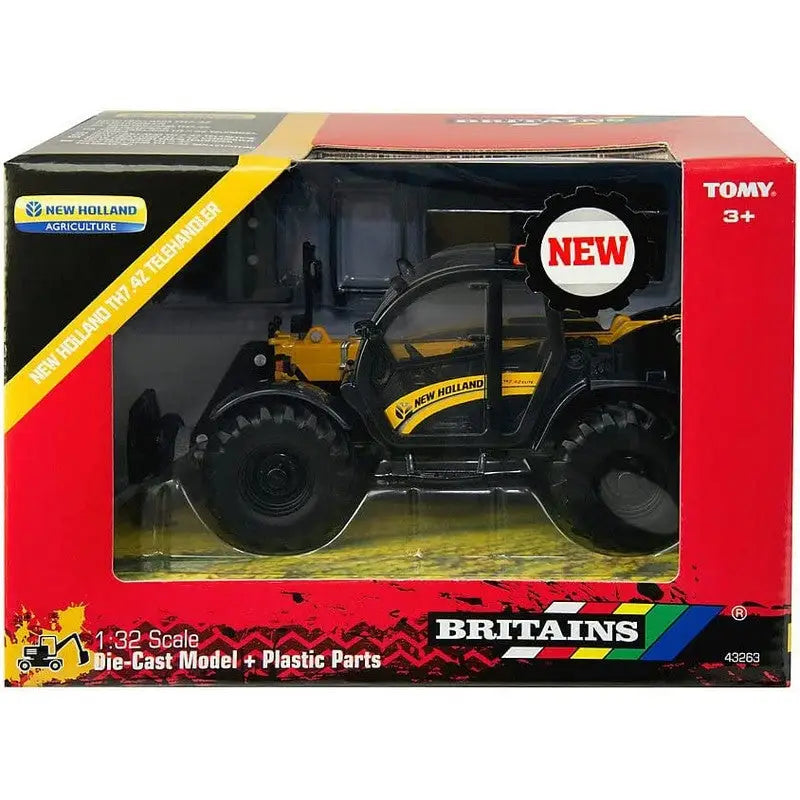 Britains New Holland TH 7.42 Telehandler Yellow 1:32 Scale -