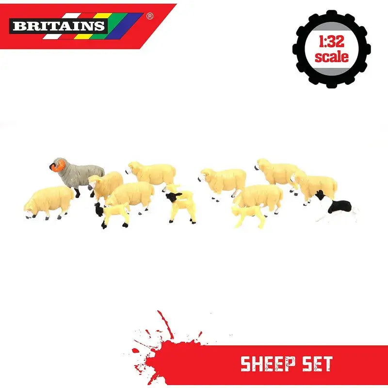 Britains Sheep Set 14 Pack 1:32 Scale - Toys