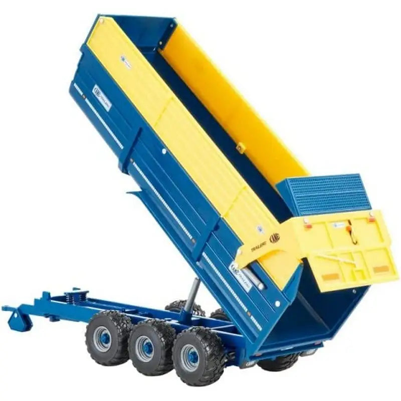 Britains Tri-Axe Halfpipe Silage Trailer 1:32 Scale - Toys &