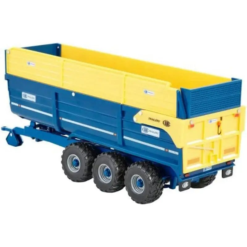 Britains Tri-Axe Halfpipe Silage Trailer 1:32 Scale - Toys &