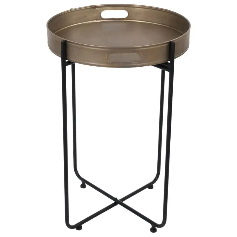 Bronze Tray Table 46 x 46 x 66cm - Tables