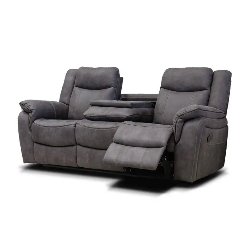 Brooklyn Drop Down 3 Seater Sofa - Charcoal - Furniture