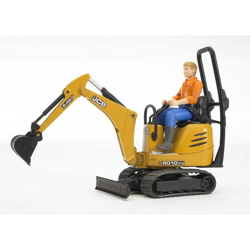 Bruder Bworld Jcb Mini Digger With Driver 1:16 Scale - Toys