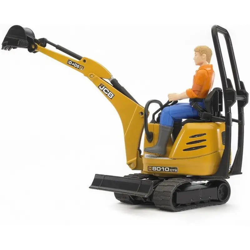 Bruder Bworld Jcb Mini Digger With Driver 1:16 Scale - Toys