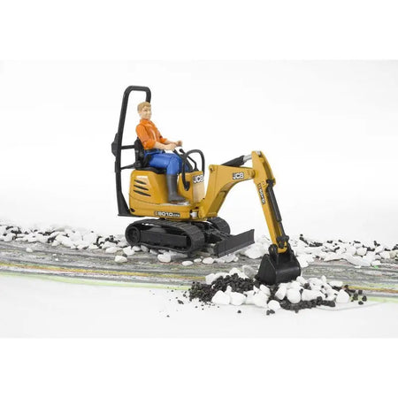 Bruder Bworld Jcb Mini Digger With Driver 1:16 Scale - Toys