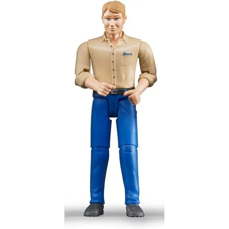 Bruder Bworld Man With Blue Trousers - Toys