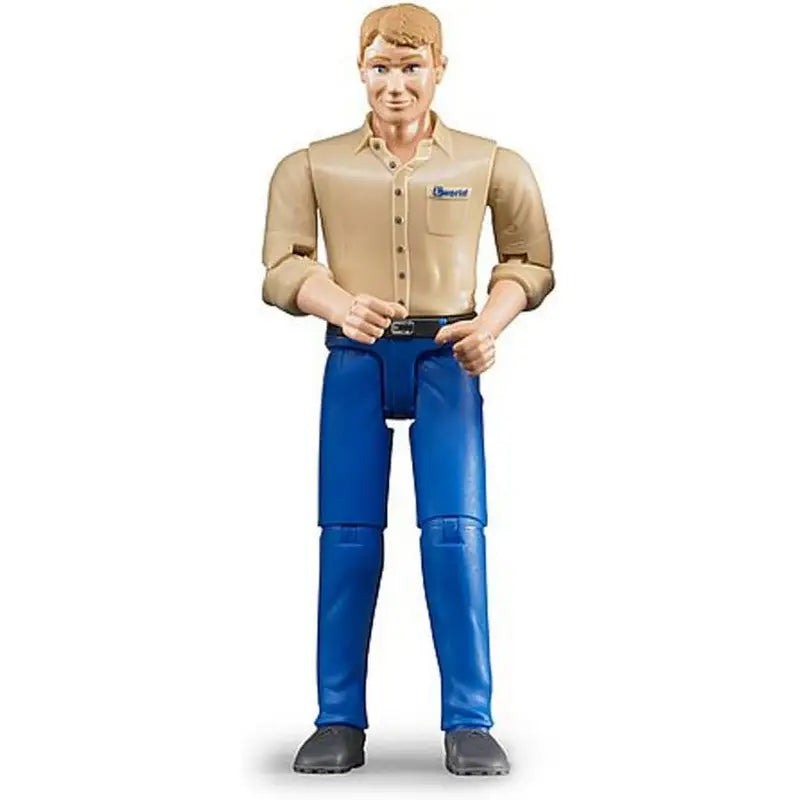 Bruder Bworld Man With Blue Trousers - Toys