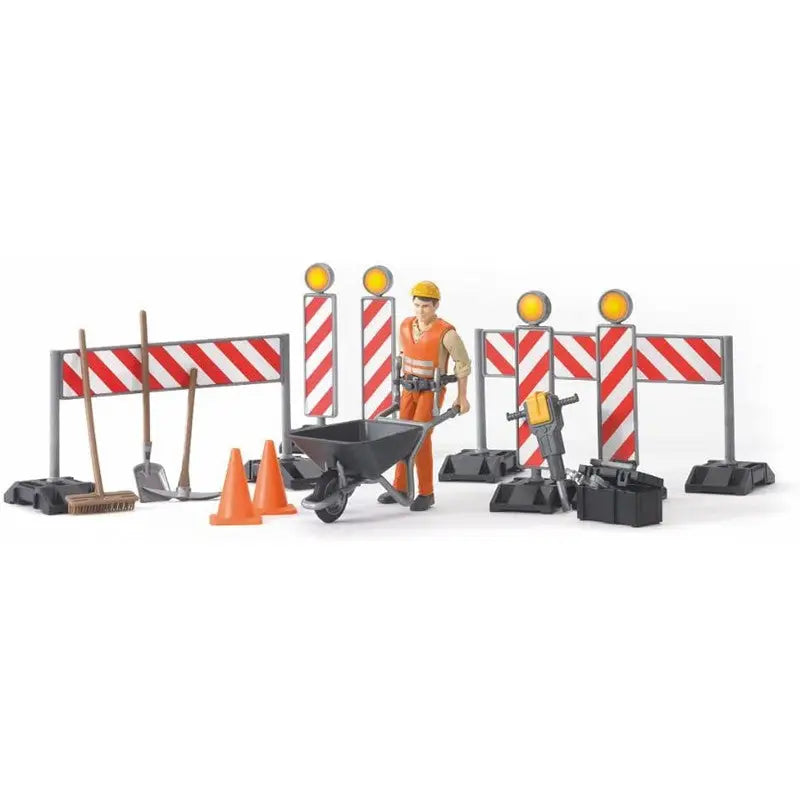 Bruder Construction Figure Set 62000 1:16 Scale - Toys
