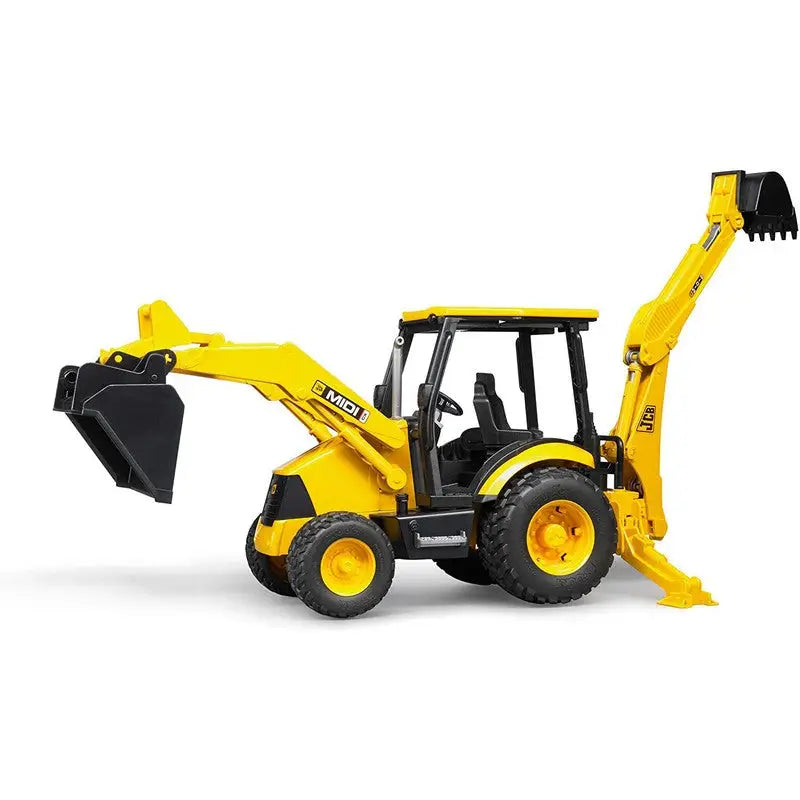 Bruder JCB Midi CX Backhoe Loader 1:16 Scale - Toys