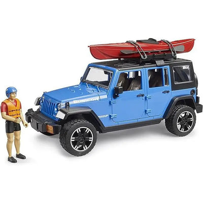 Bruder Jeep Wrangler Rubicon With Kayak & Figure - Toys >>