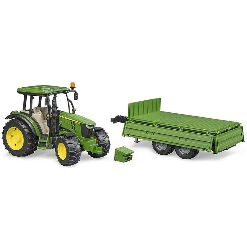Bruder John Deere 5115M With Tipping Trailer 1:16 Scale -