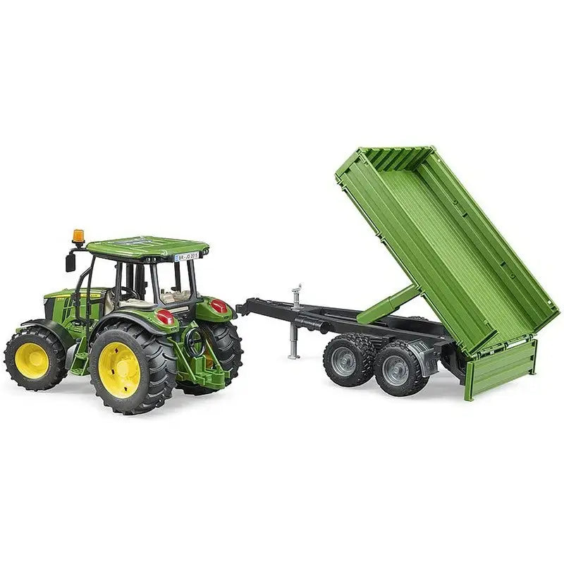 Bruder John Deere 5115M With Tipping Trailer 1:16 Scale -